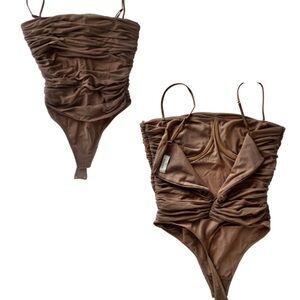 Aritzia Brown Bodysuit